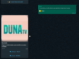 whatsapp duna tv recarga 3